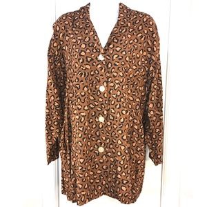 Vintage Banana Republic Leopard Print Shirt